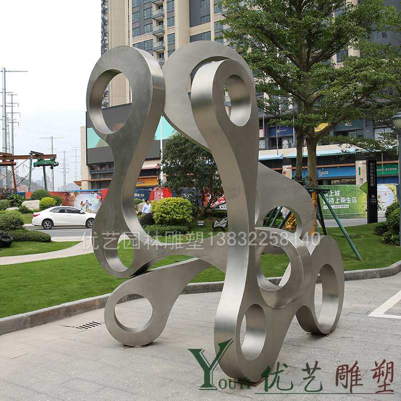 不銹鋼圓環(huán)雕塑 不銹鋼圓環(huán)雕塑