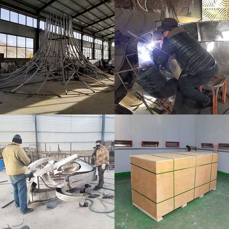 不銹鋼雕塑廠家，景觀雕塑定制